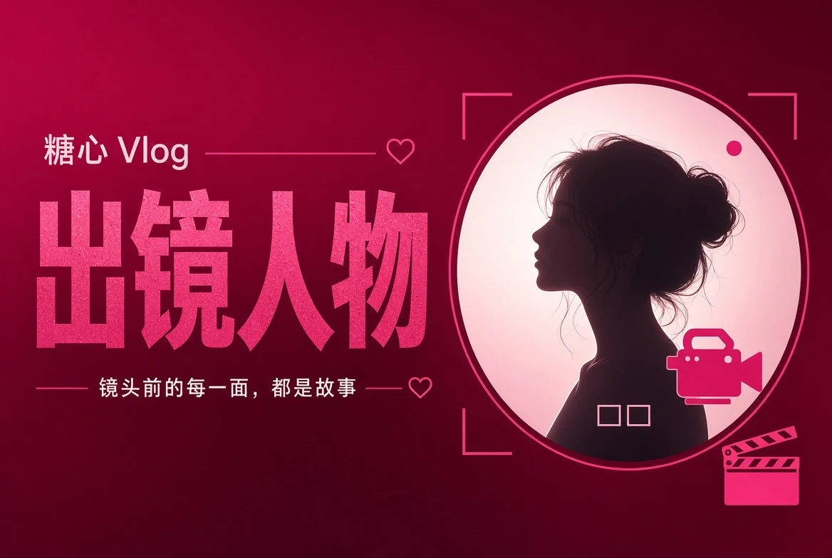 出镜窗人物镜头观察插画